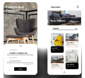 Vista responsive de website
